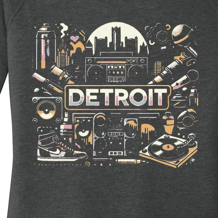 Detroit Hip Hop Women's Perfect Tri Tunic Long Sleeve Shirt