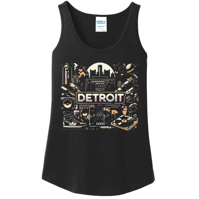 Detroit Hip Hop Ladies Essential Tank