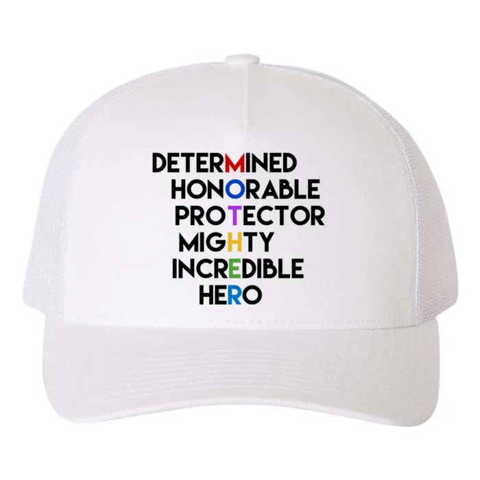 Determined Honorable Hero Mother Gift For Mom Yupoong Adult 5-Panel Trucker Hat