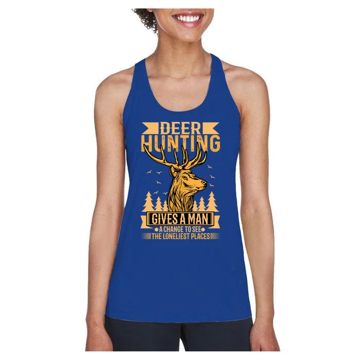 Deer Hunting Hunting Gift Women's Racerback Tank