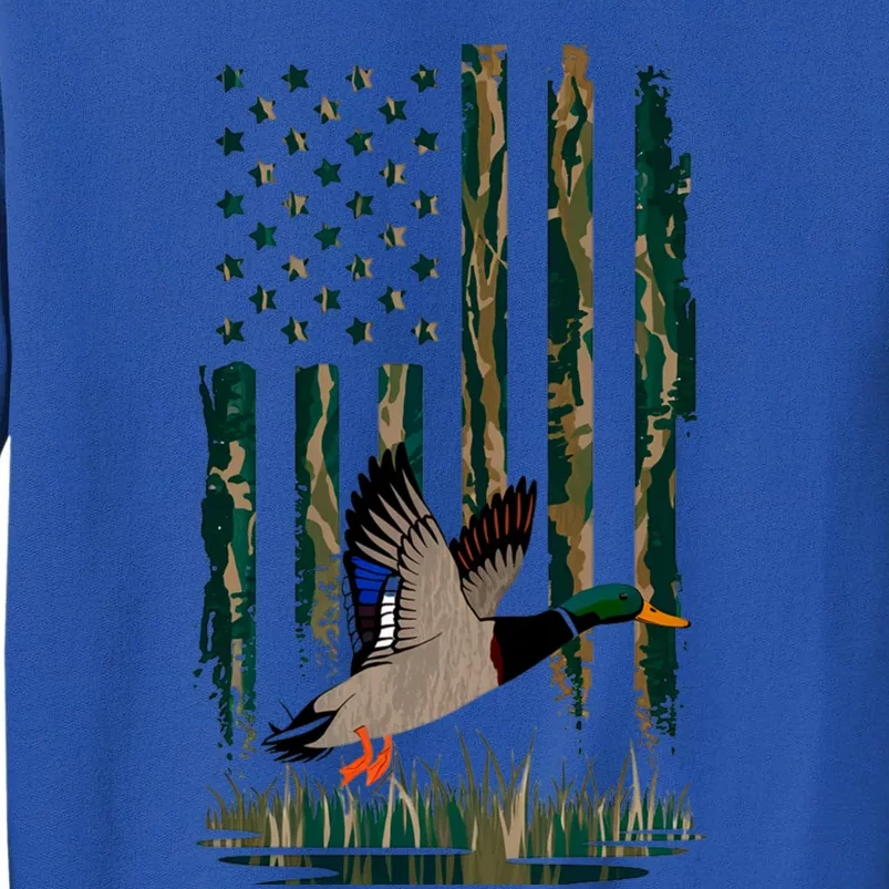 Duck Hunting Hoodie Camo Usa Flag Country Hoodies Waterfowl Tall Sweatshirt