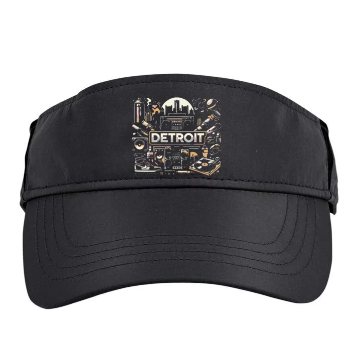 Detroit Hip Hop Adult Drive Performance Visor