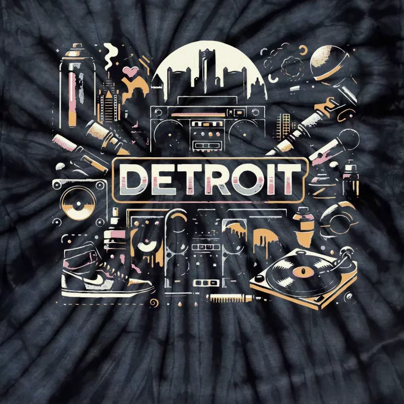 Detroit Hip Hop Tie-Dye T-Shirt