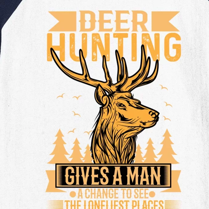 Deer Hunting Hunting Meaningful Gift Baseball Sleeve Shirt