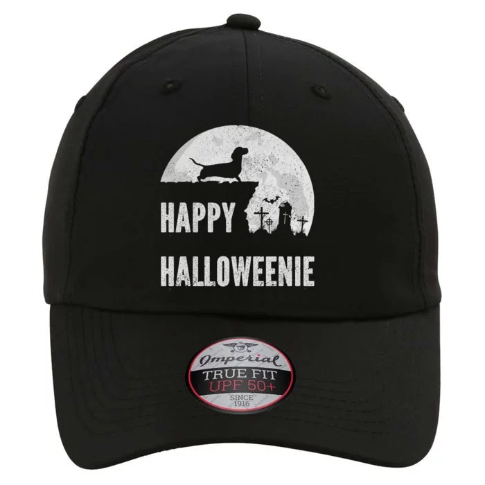 Dachshund Happy Halloweenie Costume Wiener Dog In The Moon The Original Performance Cap