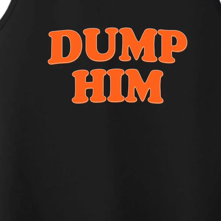 Dump Him Heart Performance Tank