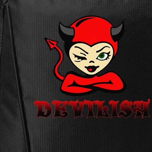 Devilish Happy Halloween Cute Gothic Cartoon Gift City Backpack