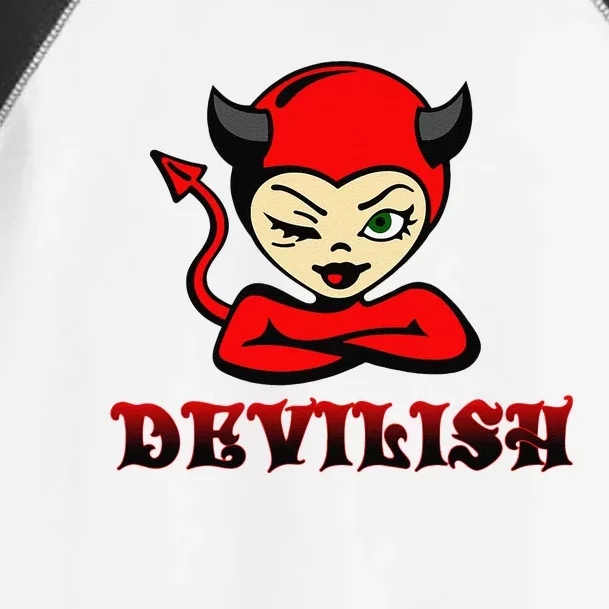 Devilish Happy Halloween Cute Gothic Cartoon Gift Toddler Fine Jersey T-Shirt