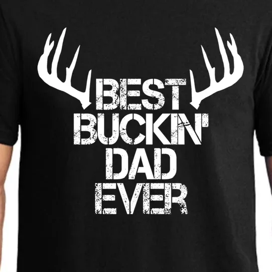 Deer Hunting Hunter Papa Daddy Best Buckin Dad Ever Gift Pajama Set