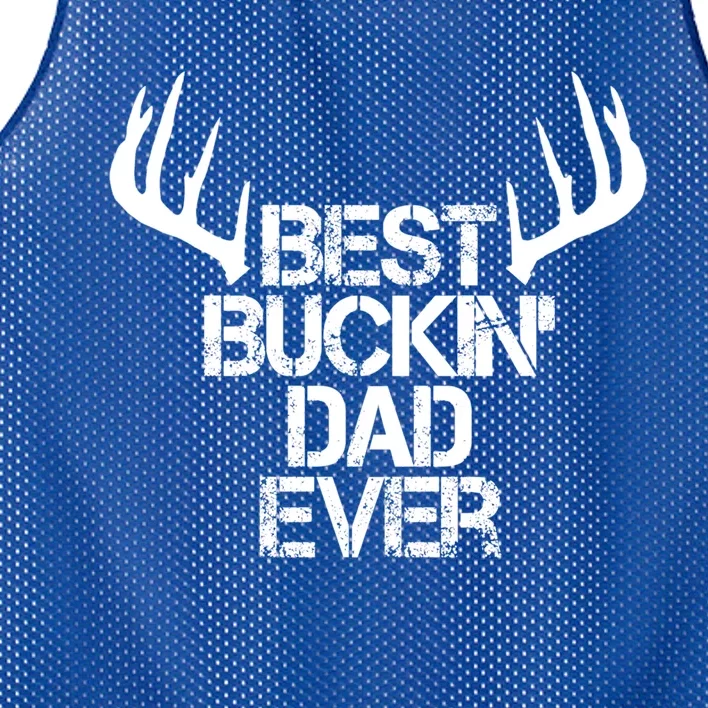 Deer Hunting Hunter Papa Daddy Best Buckin Dad Ever Gift Mesh Reversible Basketball Jersey Tank