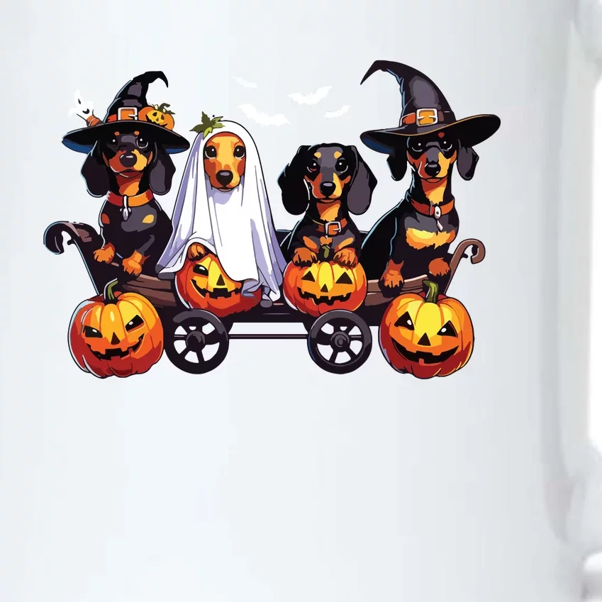 Dachshund Happy Halloweiner Funny Halloween Dogs Lover Black Color Changing Mug