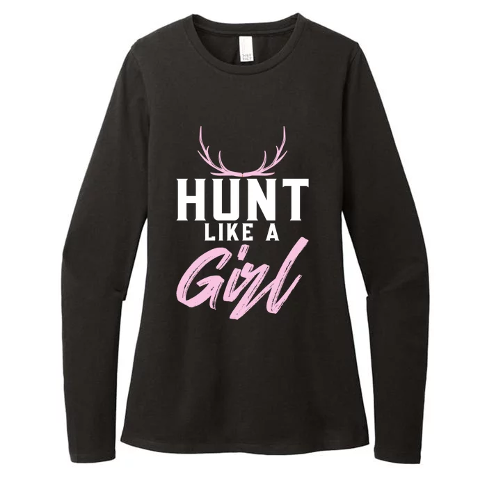 Deer Hunting Hunt Like A Gift Womens CVC Long Sleeve Shirt