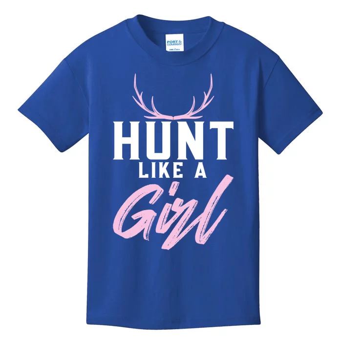 Deer Hunting Hunt Like A Gift Kids T-Shirt