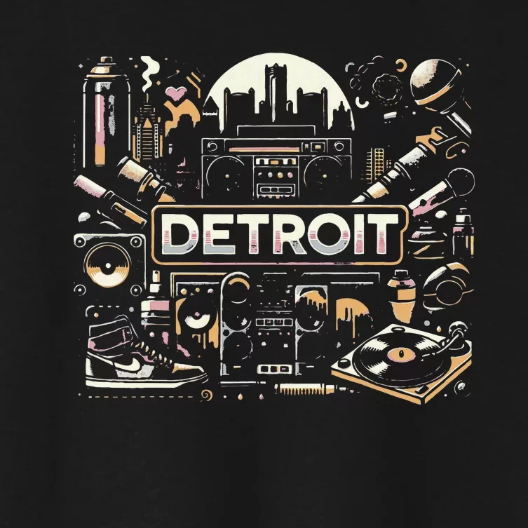 Detroit Hip Hop Women's Crop Top Tee