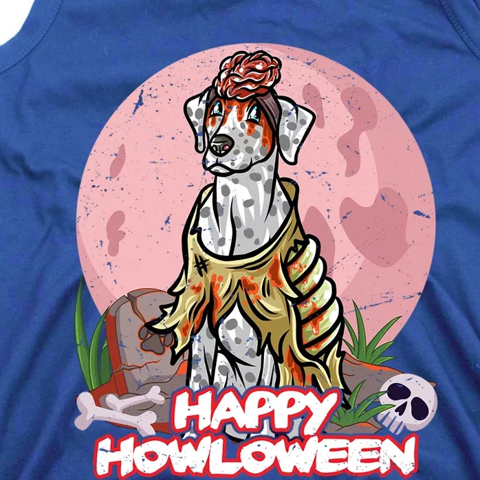 Dalmatian Happy Halloween Costume Zombie Cute Gift Tank Top