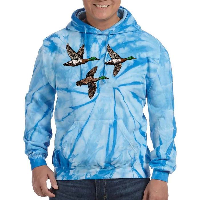 Duck Hunting Hunter Tie Dye Hoodie