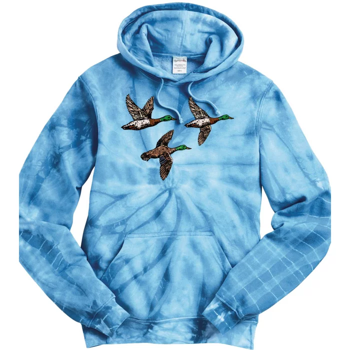 Duck Hunting Hunter Tie Dye Hoodie