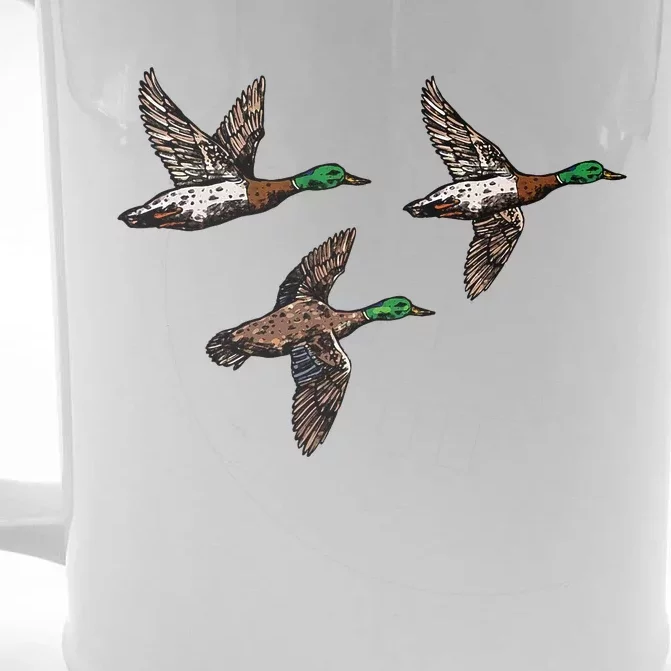 Duck Hunting Hunter Front & Back Beer Stein