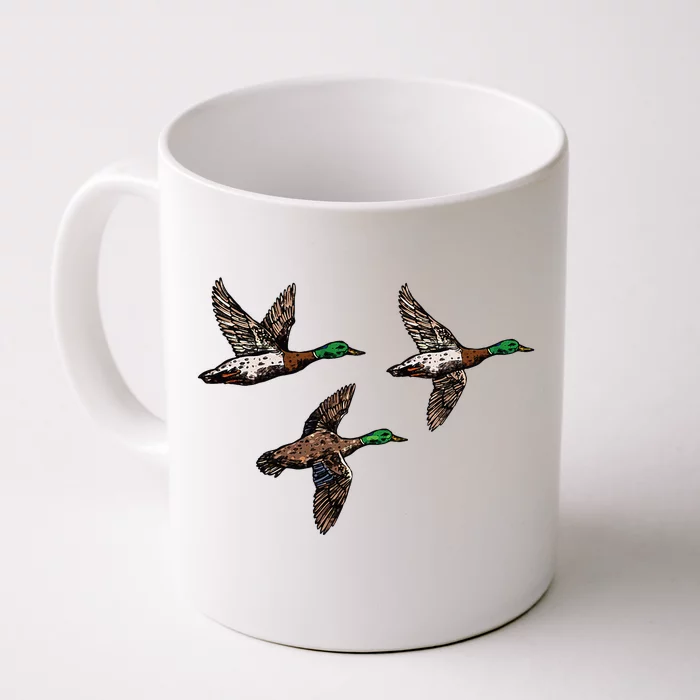 Duck Hunting Hunter Front & Back Coffee Mug