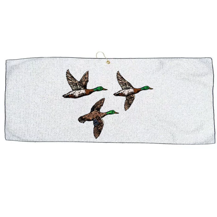 Duck Hunting Hunter Large Microfiber Waffle Golf Towel