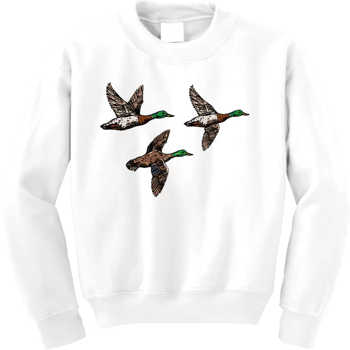 Duck Hunting Hunter Kids Sweatshirt