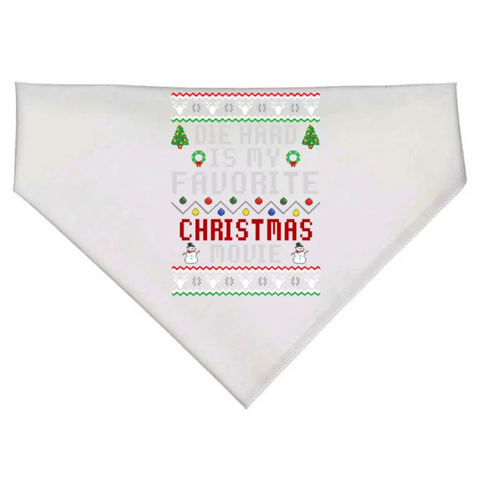 Die Hard Is A Christmas Movie Classic USA-Made Doggie Bandana