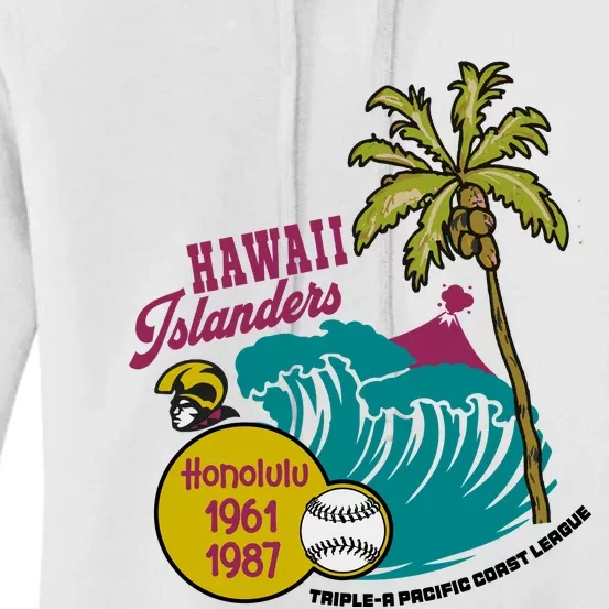 Defunct Hawaii Islanders Baseball Team Women's Pullover Hoodie