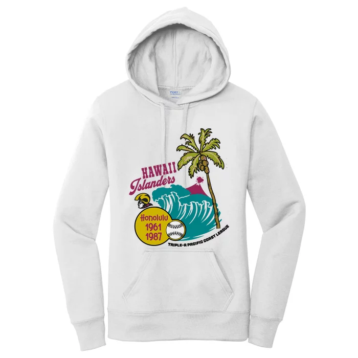 Defunct Hawaii Islanders Baseball Team Women's Pullover Hoodie