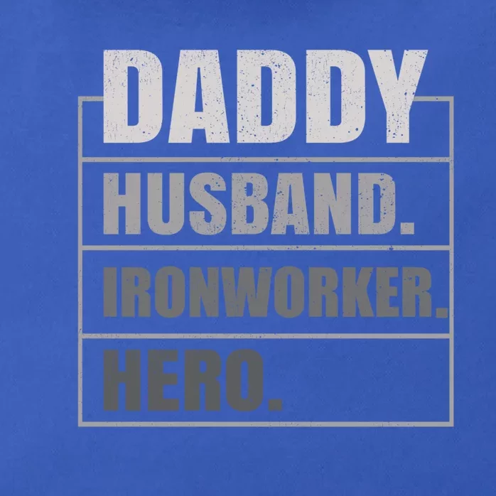 Daddy Husband Ironworker Hero Fathers Day Gift Zip Tote Bag