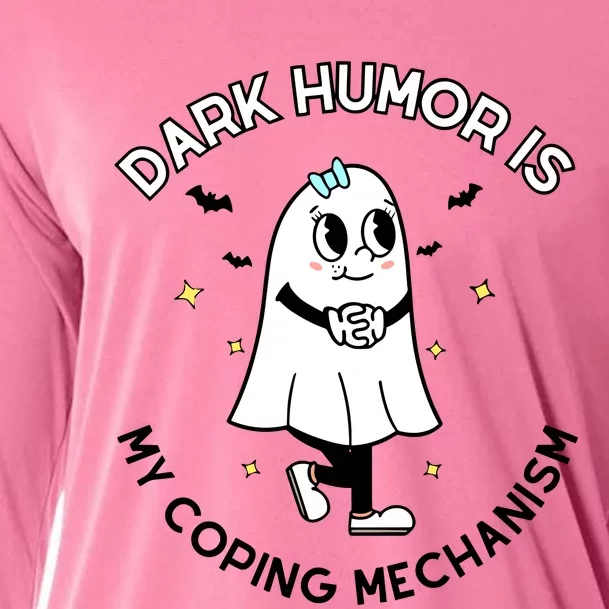 Dark Humor Is My Coping Mechanism Cooling Performance Long Sleeve Crew