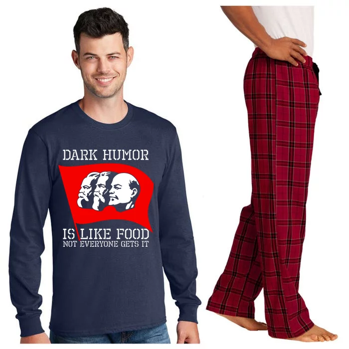 Dark Humor Is Like Food Anti Communist Cool Long Sleeve Pajama Set