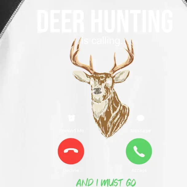 Deer Hunting Is Calling Deer Hunter Gift Toddler Fine Jersey T-Shirt