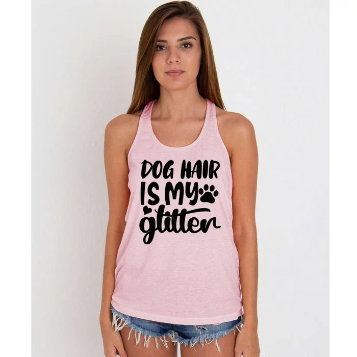 Dog Hair Is My Women's Knotted Racerback Tank