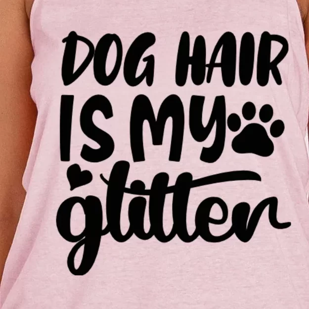 Dog Hair Is My Women's Knotted Racerback Tank