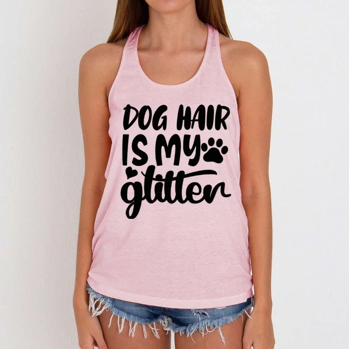 Dog Hair Is My Women's Knotted Racerback Tank