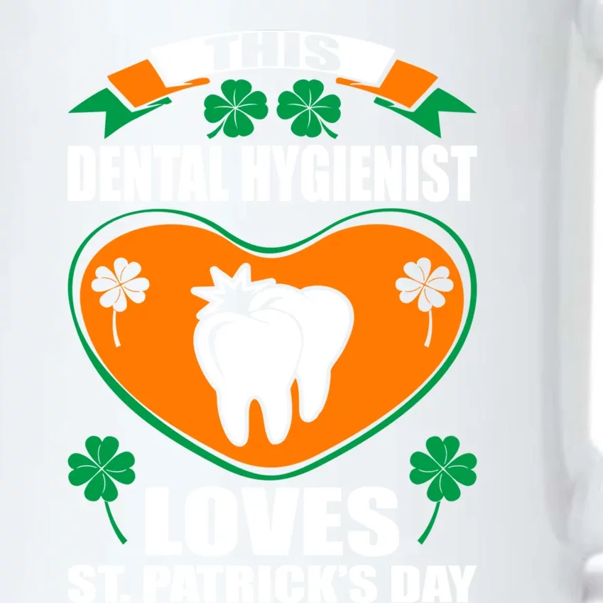 Dental Hygienist Loves St Patrick Day Irish Gift Black Color Changing Mug