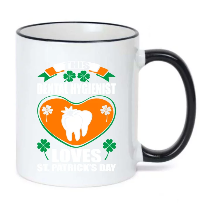 Dental Hygienist Loves St Patrick Day Irish Gift Black Color Changing Mug