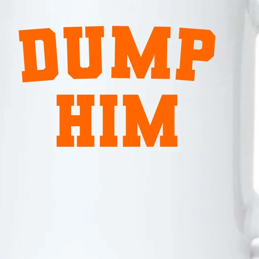 Dump Him Light Blue Orange Meme Iconic Music Black Color Changing Mug