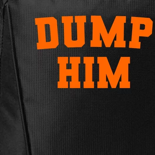 Dump Him Light Blue Orange Meme Iconic Music City Backpack