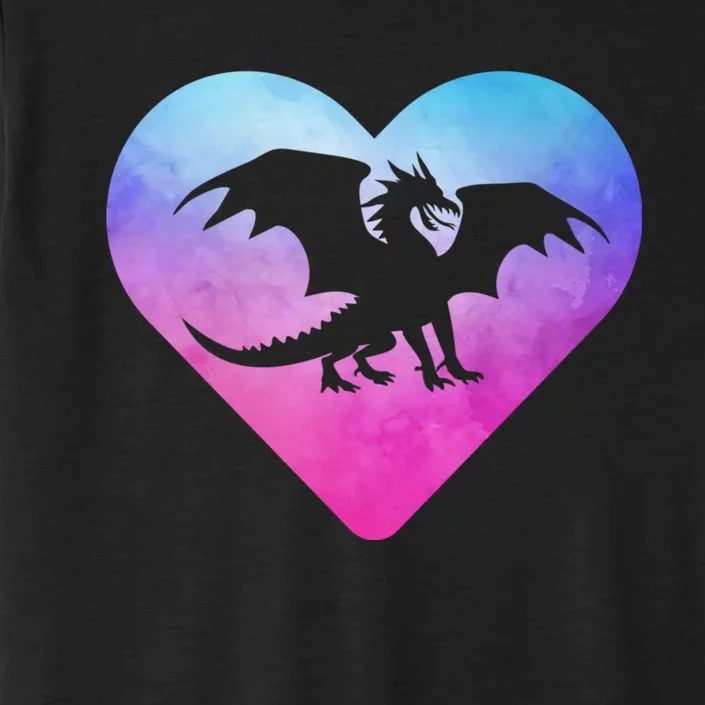 Dragon Heart Love Fantasy ChromaSoft Performance T-Shirt