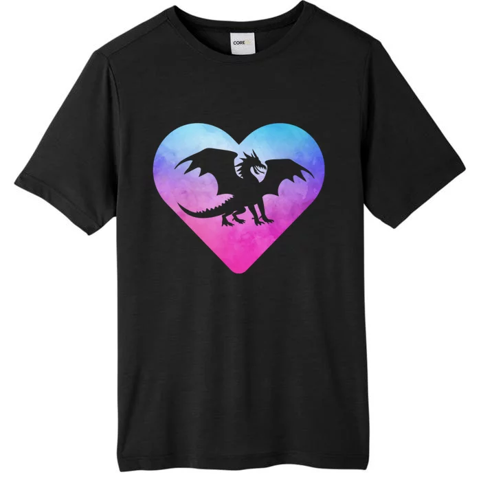 Dragon Heart Love Fantasy ChromaSoft Performance T-Shirt