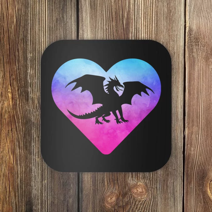 Dragon Heart Love Fantasy Coaster