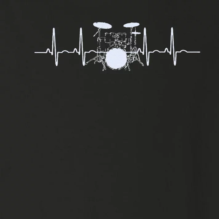 Drum Heartbeat Lifeline Music Lover Gift Drummer Toddler Long Sleeve Shirt