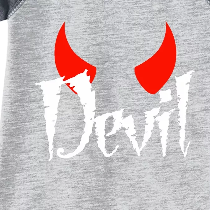 Devil Halloween Matching Couple Girlfriend Infant Baby Jersey Bodysuit