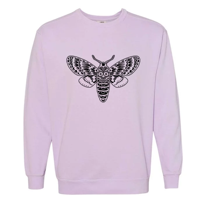 Death Head Moth Garment-Dyed Sweatshirt