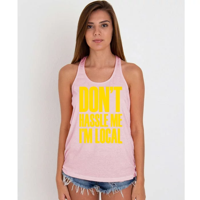 DonT Hassle Me Women's Knotted Racerback Tank