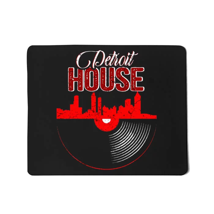 Detroit House Music Vinyl LP Mousepad