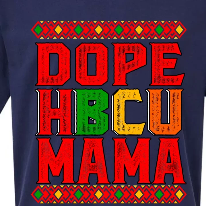 Dope Hbcu Mama Historical Black College Mom Cute Gift Sueded Cloud Jersey T-Shirt