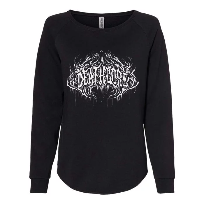 Deathcore Heavy Metal Womens California Wash Sweatshirt