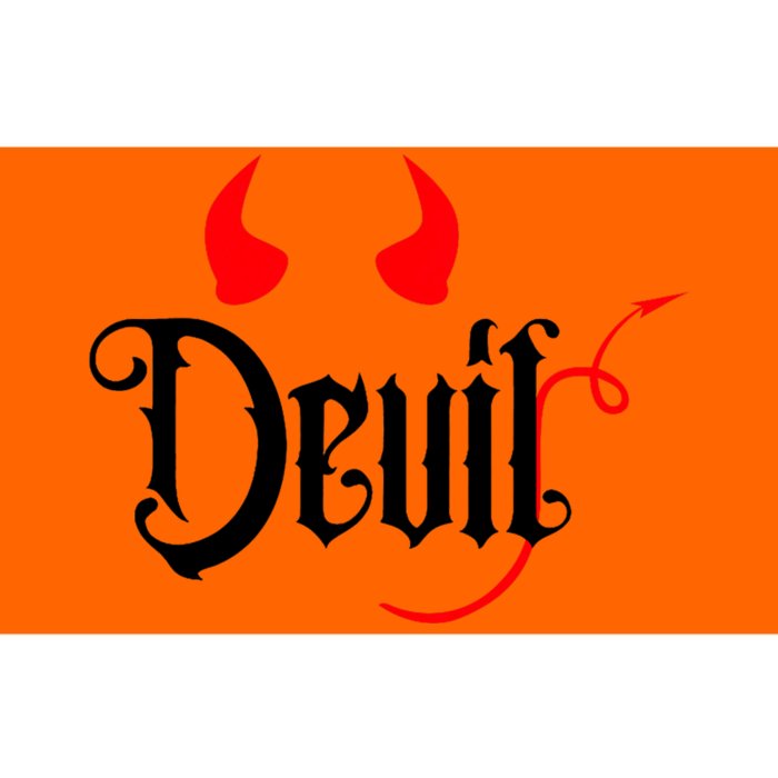 Devil Halloween Matching Couple Girlfriend Bumper Sticker